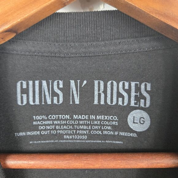 Guns N Roses Unisex Size Large Appetite For Destruction Long Sleeve Black Tee - Picture 2 of 4